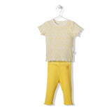 K3727 К-Кт 2Ч. Cute Leo Жълт 12-18M/86Cm - Комплекти - Bebetto - BebeMama