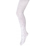 B1210 Чорапогащи С Микрофибър И Печат 128/146 Черен Звезди --- BebeMama