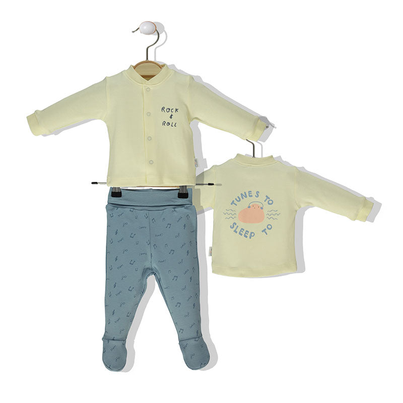 F1205 Пижама Chubby Colors Тъмно Син 74Cm - Гащеризони - Bebetto - BebeMama