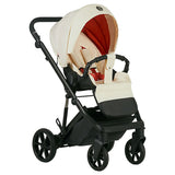 Количка Diamos Xs Dxs1 Beige/Червен 3В1 Неп. Гуми --- BebeMama