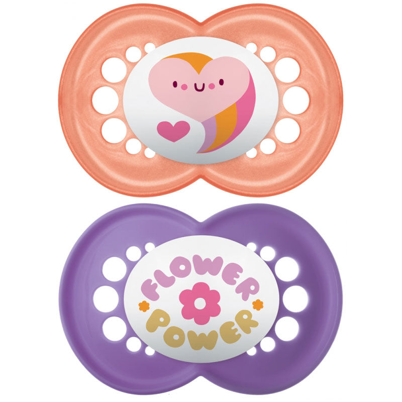 Залъгалка Style (I Love) Soother 6M+ 2 Бр. Сърце --- BebeMama