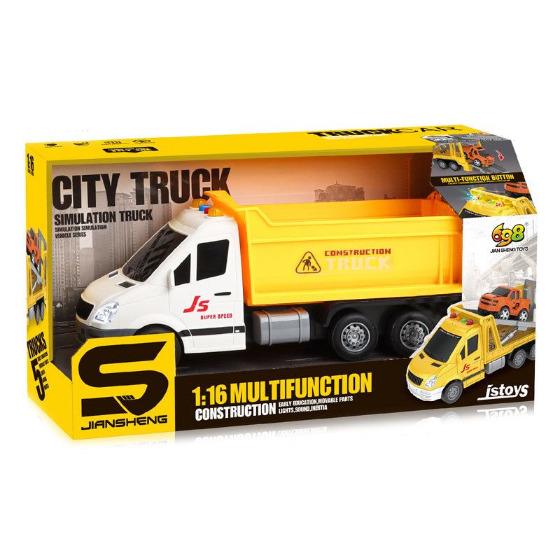 Камион Със Светлини И Звуци - Коли, Камиони, Влакове И Самолети - Raya Toys - BebeMama