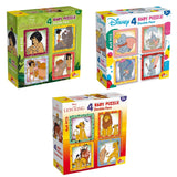 Пъзел 4X4Ч. Класически Double-Face 4 In 1 C The Jungle Book - Пъзели - Lisciani - BebeMama