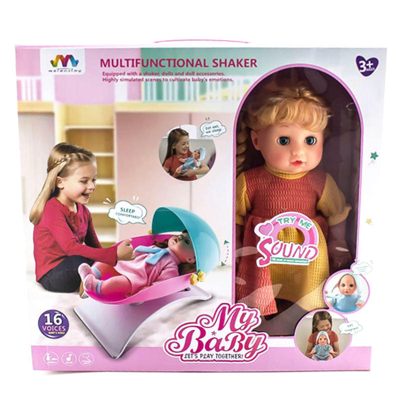 Кукла С 16 Звука Шезлонг И Аксесоари - Кукли И Аксесоари - Raya Toys - BebeMama