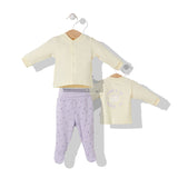 F1205 Пижама Chubby Colors Лилав 62Cm - Гащеризони - Bebetto - BebeMama