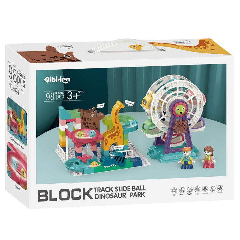 Конструктор 98 Ч. Парк С Динозаври - Строители, Мозайки И Конструктори - Raya Toys - BebeMama