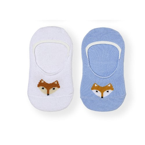 S514 Чорапи 2 Бр 12-24M Бял Лисица - Чорапки - Bebetto - BebeMama