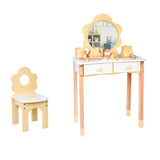 Bl-20311 Дървена Тоалетка Със Столче - Дървени Играчки - Raya Toys - BebeMama