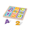 Дървен Пъзел Abc Chunky - Пъзели - Melissa And Doug - BebeMama