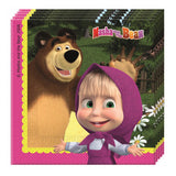 Салфетки Дв.33Х33 См.20 Бр.Маша - Парти Аксесоари И Костюми - Procos - BebeMama