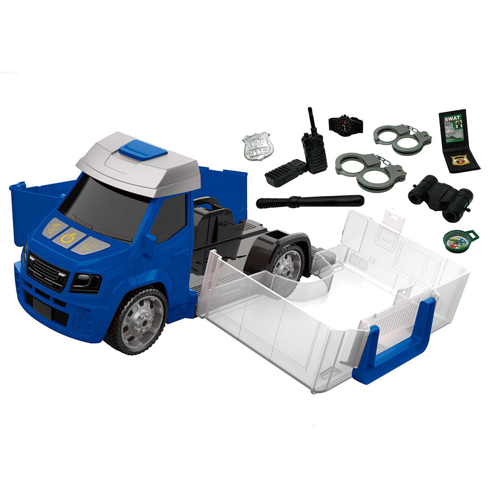 Полицейска Кола С Аксесоари - Коли, Камиони, Влакове И Самолети - Raya Toys - BebeMama
