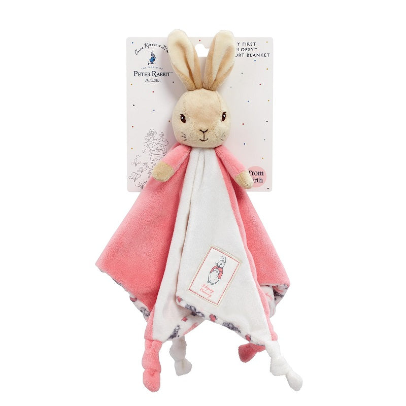 Одеяло За Гушкане Flopsy Rabbit - Меки Играчки - Rainbow Designs - BebeMama