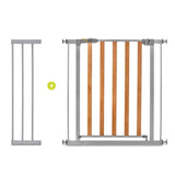 Преграда Wood Lock 2 + 21Cm Ext. Silver - Прегради За Врата - Hauck - BebeMama