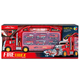 Пожарникарски Автовоз С Коли - Коли, Камиони, Влакове И Самолети - Raya Toys - BebeMama