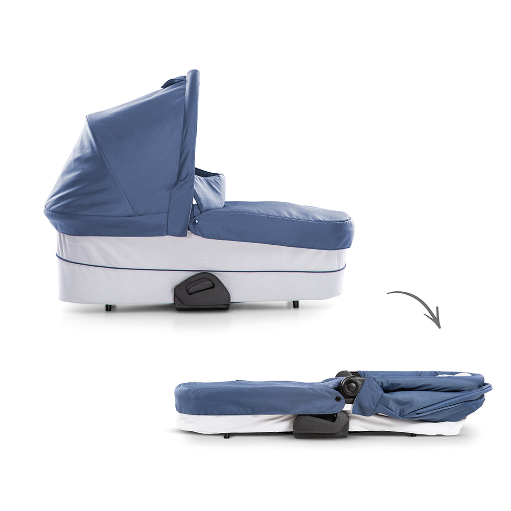 Кош За Новородено Saturn/Mars Pram Denim/Silver --- BebeMama