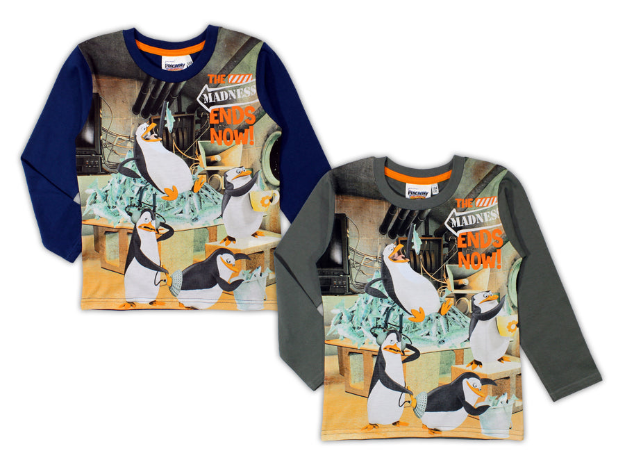 Блуза Penguins 98-128 Сиво 128 - Блузки - E Plus M - BebeMama