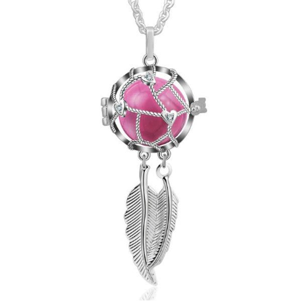 Висулка За Бременни 18 Мм Капан За Сънища Розов - Модни Аксесоари - Eudora - BebeMama