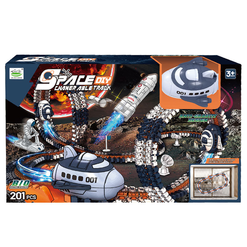 Космическа Писта Пъзел - Коли, Камиони, Влакове И Самолети - Raya Toys - BebeMama