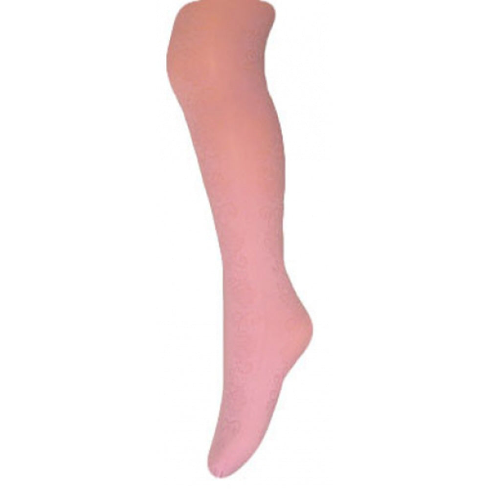 B1204 Чорапогащи Жакард С Микрофибър 116/134 Лилав --- BebeMama