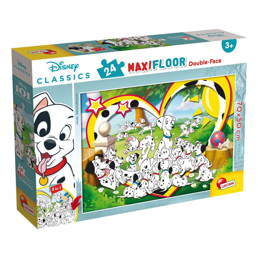 Пъзел 24Ч. Maxi 101 Далматинци - Пъзели - Lisciani - BebeMama