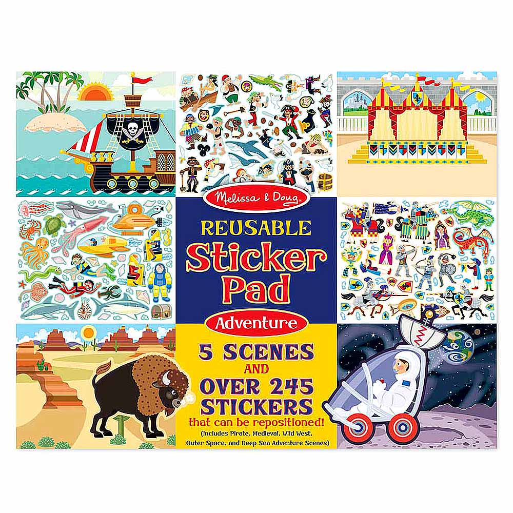 Стикери Приключение - Занимателни Играчки - Melissa And Doug - BebeMama