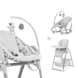 Стол За Хранене Sit N Relax 3В1 Nordic Grey - Столчета За Хранене - Hauck - BebeMama