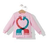 F024 Пижама Жирафи Розов 110Cm - Гащеризони - Bebetto - BebeMama