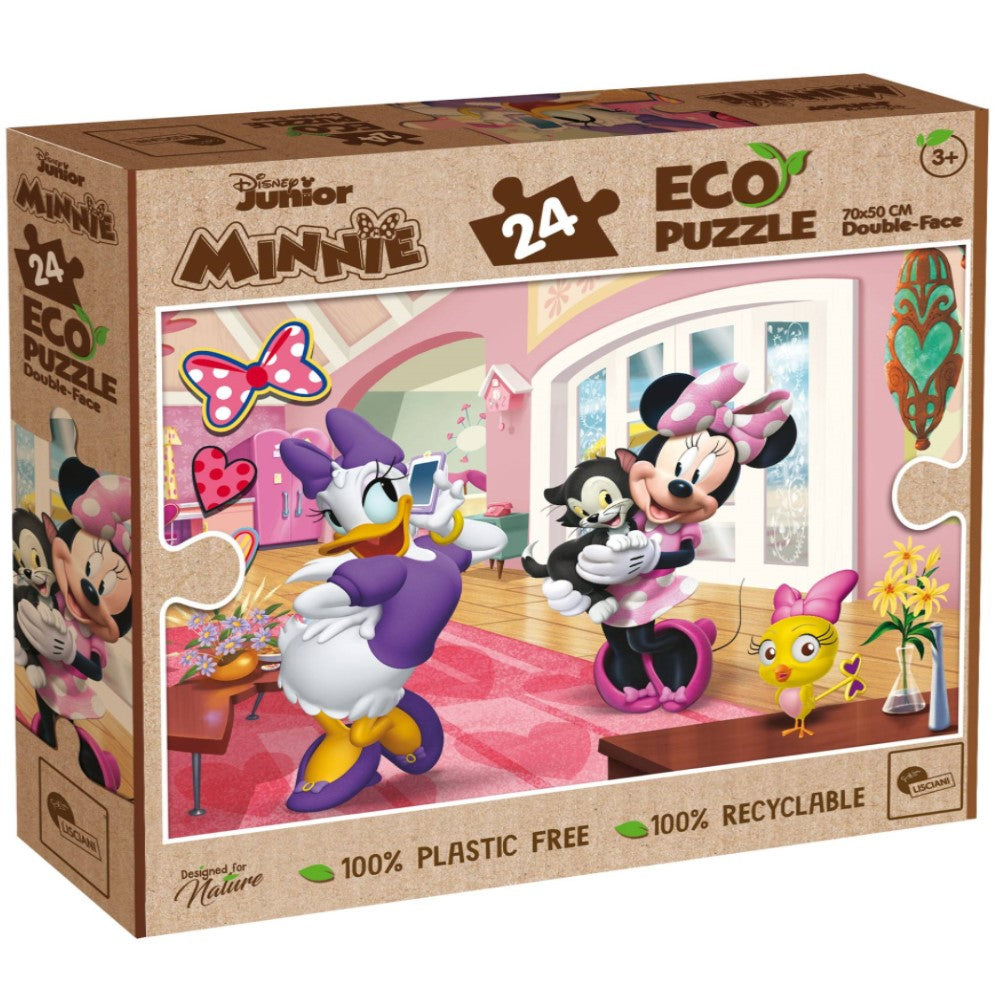 Пъзел 24 Ч. Eco-Puzzle Df Minnie - Пъзели - Lisciani - BebeMama