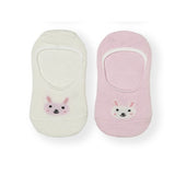 S514 Чорапи 2 Бр 0-6M Розов Заек - Чорапки - Bebetto - BebeMama