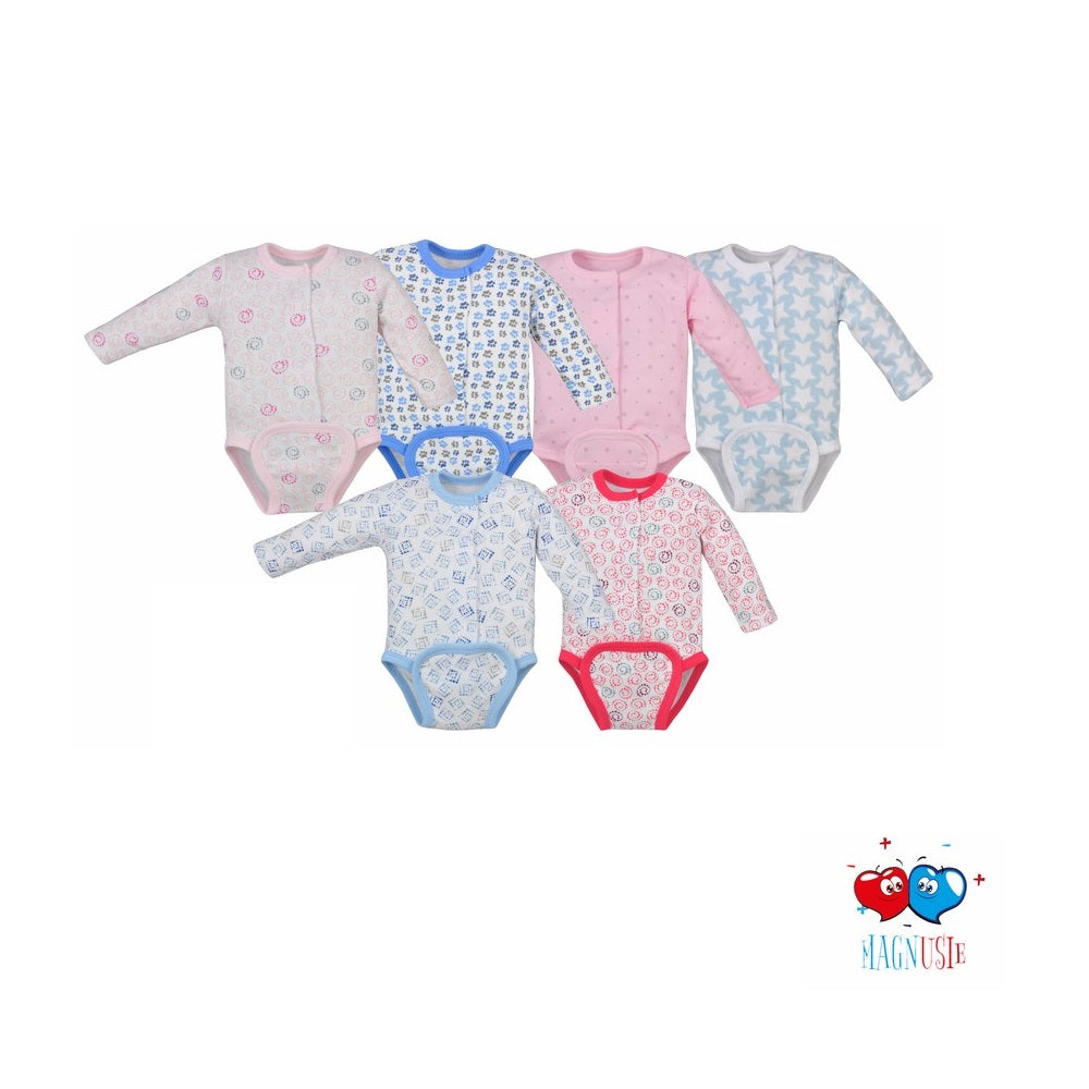 Боди Магнит Д.Р. Druczki 68 Спирала Розова - Боди Дълъг Ръкав - Koala Baby - BebeMama