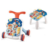 Проходилка 2 В 1 С Телефон Син - Проходилки И Уокъри - Raya Toys - BebeMama