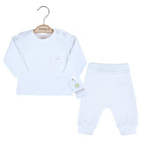 U4778 К-Кт Блузка И Панталон Екрю 6 М 2 Ч - Комплекти - Ciccim Baby - BebeMama