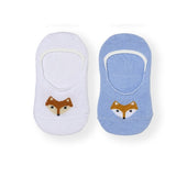 S514 Чорапи 2 Бр 0-6M Бял Лисица - Чорапки - Bebetto - BebeMama