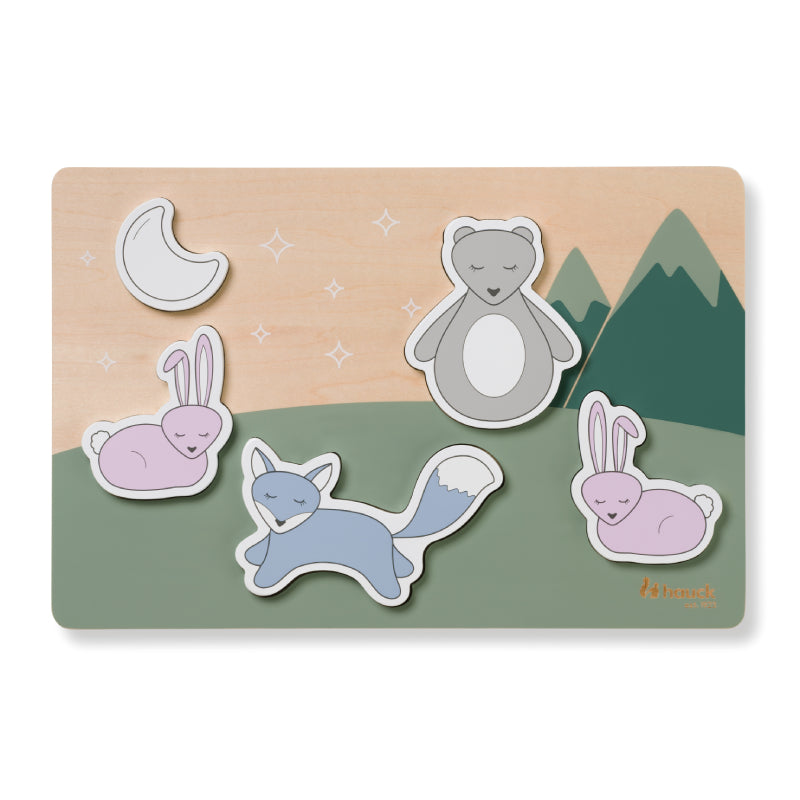 Дървен Пъзел Puzzle N Fit Forest - Пъзели - Hauck - BebeMama