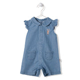 K3802 Гащеризон Bunny Hop Дънков 18-24M/92Cm - Гащеризони - Bebetto - BebeMama