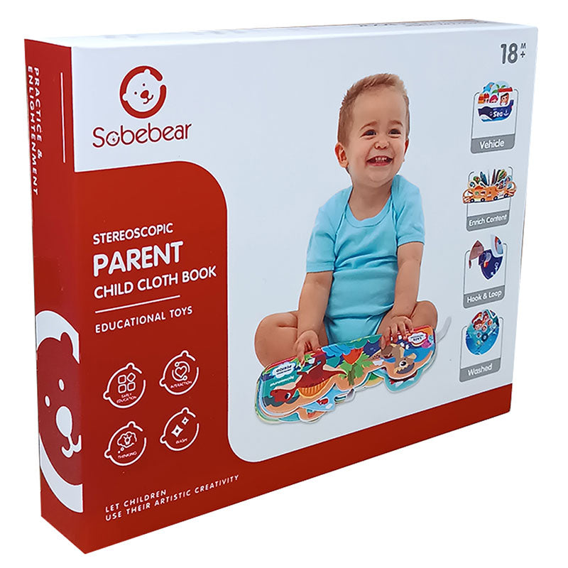 Бебешка Мека Книжка Sea - Меки Книжки - Raya Toys - BebeMama