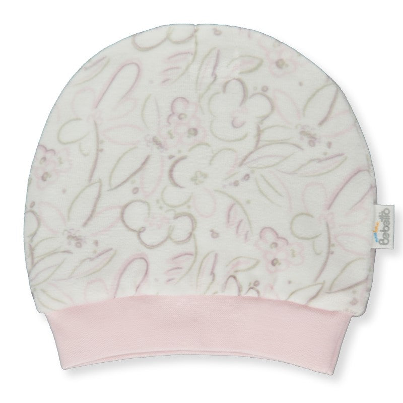 C934 Шапка Violet And Roses Ecru 1-3M/40Cm - Шапки И Ленти - Bebetto - BebeMama