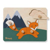 Дървен Пъзел Puzzle N Sort Fox - Пъзели - Hauck - BebeMama