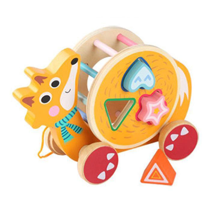 Дървена Лисица За Дърпане --- BebeMama