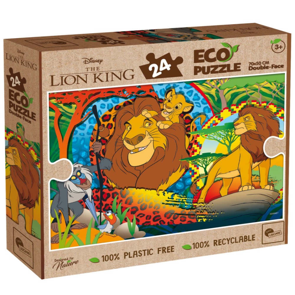 Пъзел 24 Ч. Eco-Puzzle Df Lion King - Пъзели - Lisciani - BebeMama