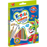 Цветни Моливи 18 Бр. В Картонена Кутия Мече --- BebeMama