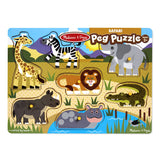 Дървен Пъзел Сафари - Пъзели - Melissa And Doug - BebeMama