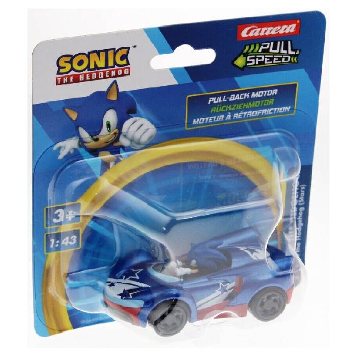 Превозно Средство С Фигура 1:43 Sonic Stars - Коли, Камиони, Влакове И Самолети - Carrera - BebeMama