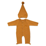 Tr267 К-Кт 2Ч. Гащеризон+Шапка Yellow 0-3M/62Cm - Комплекти - Bebetto - BebeMama