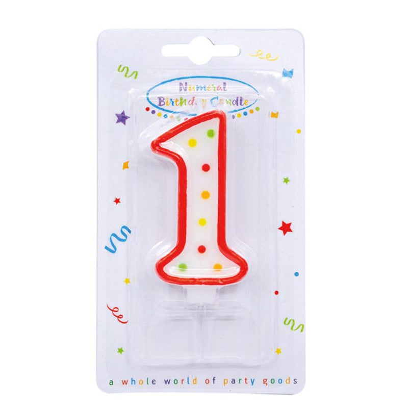 Свещ Dots N1 - Парти Аксесоари И Костюми - Procos - BebeMama