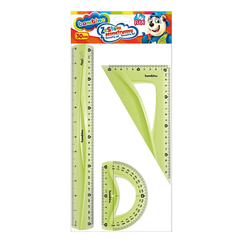 Комплект За Чертане Bambolino 30 См. 3 Ч Зелен --- BebeMama