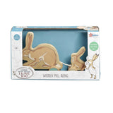 Дървени Зайчета За Дърпане - Дървени Играчки - Rainbow Designs - BebeMama