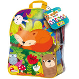 Раница С Конструктор 24 Части Животни - Строители, Мозайки И Конструктори - Lisciani - BebeMama