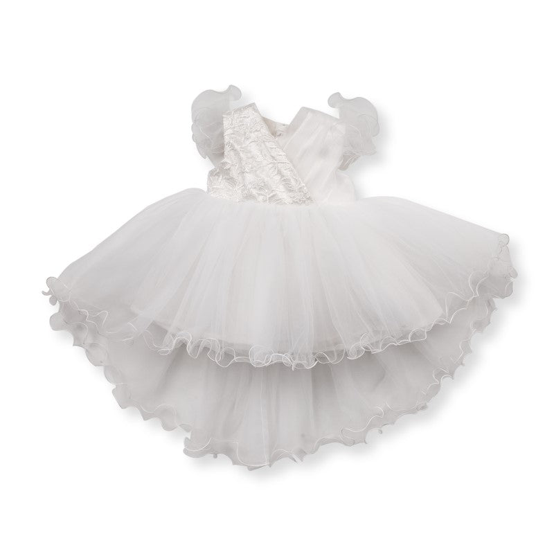 K4195 Официална Рокля Ecru 9-12M/80Cm - Рокли - Bebetto - BebeMama