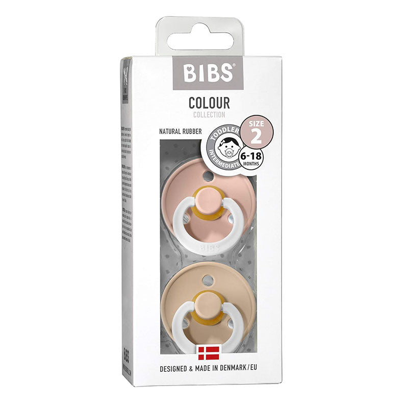 Биберони Colour Blush Glow/Vanilla 6-18 М.2Бр - Биберони - Bibs - BebeMama